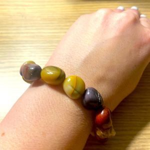 COPY - Mixed genuine stone stretch bracelet | handcrafted Peruvian stone bracel…